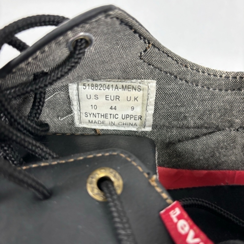 Vintage Levi's Sneakers Black Classic shoes - Picture 9 of 9